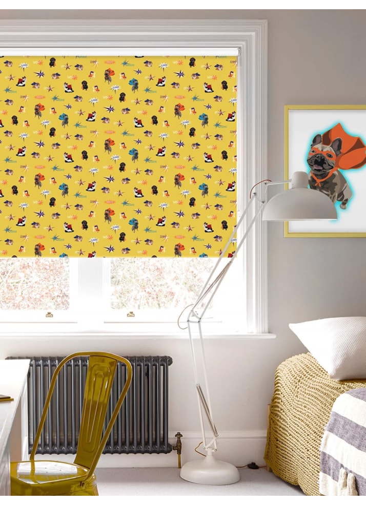 Superhero Pets Roller Blind by Lorna Syson