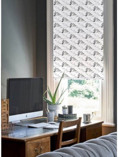 Willow Tit Roller Blind by Lorna Syson