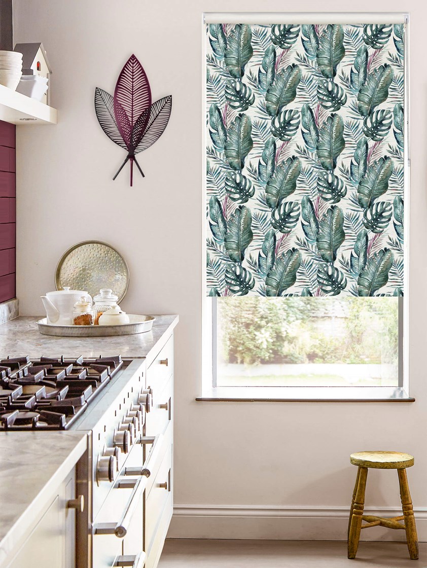 Botanica Daybreak on Linen Blackout Roller Blind