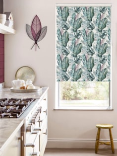 Botanica Daybreak on Linen Blackout Roller Blind