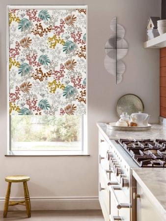 Maidenhair Cedar on Linen Blackout Roller Blind