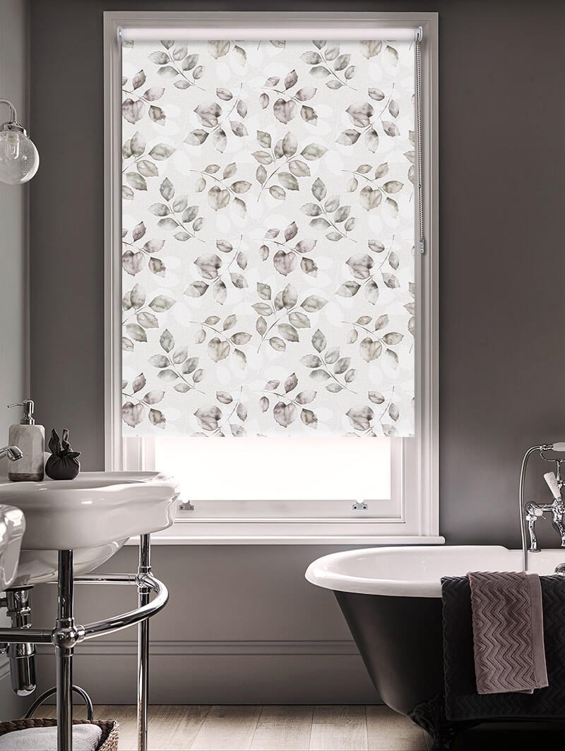 Ash Leaf Grey Roller Blind