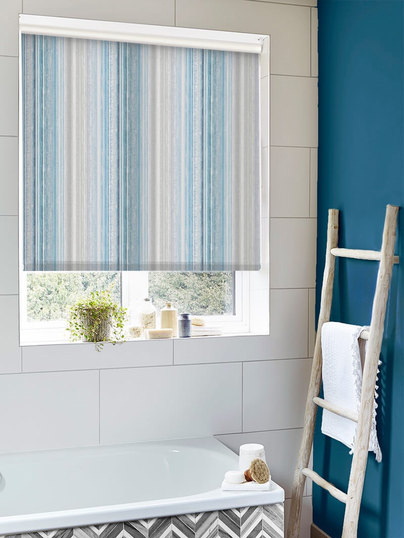 Bottesford Stripe Coastal Blue Roller Blind