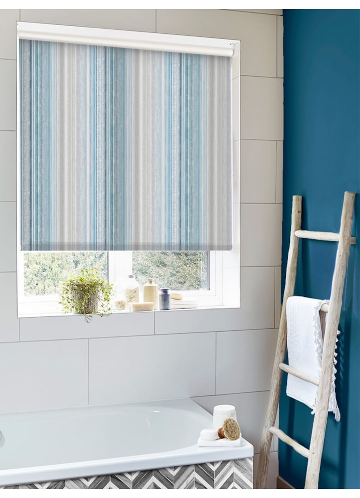 Bottesford Stripe Coastal Blue Roller Blind