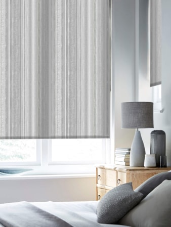 Bottesford Stripe Grey Roller Blind