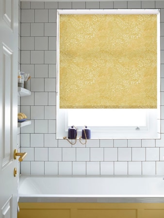 Cascade Mustard Yellow Roller Blind