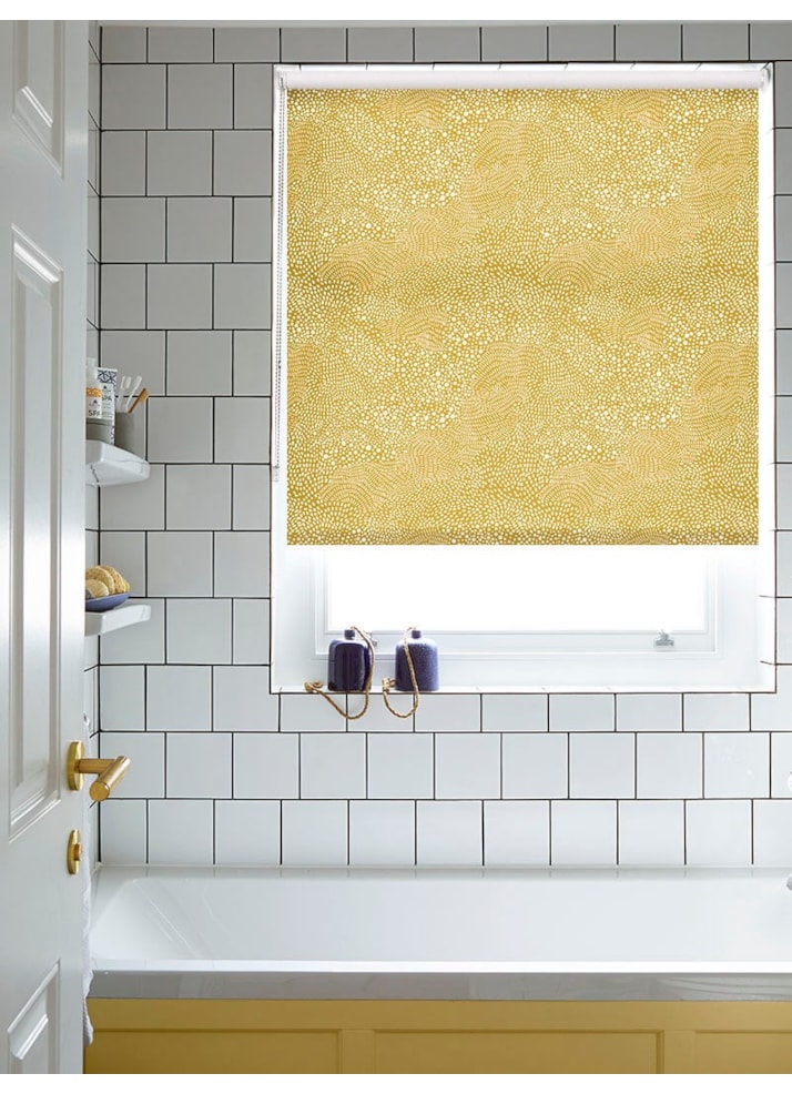 Cascade Mustard Yellow Roller Blind