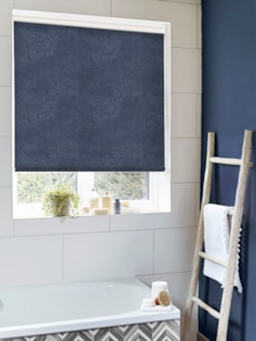 Cascade Ocean Blue Roller Blind