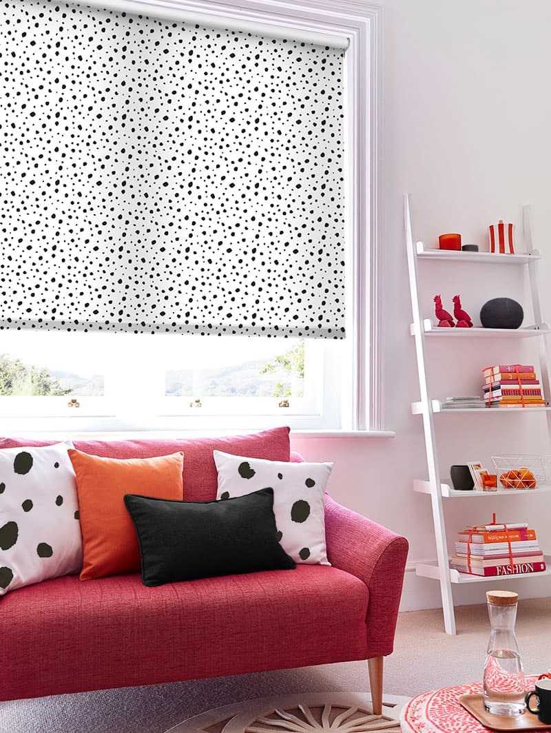 Dalmatian Snow White Roller Blind