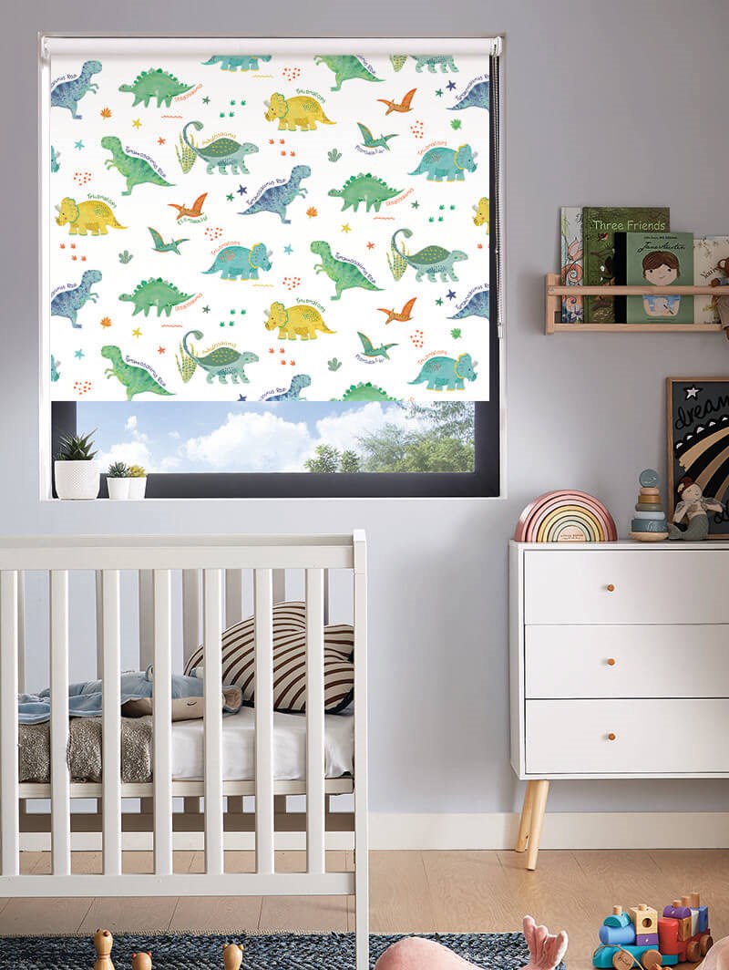 Dinosaur Dance Childrens Roller Blind