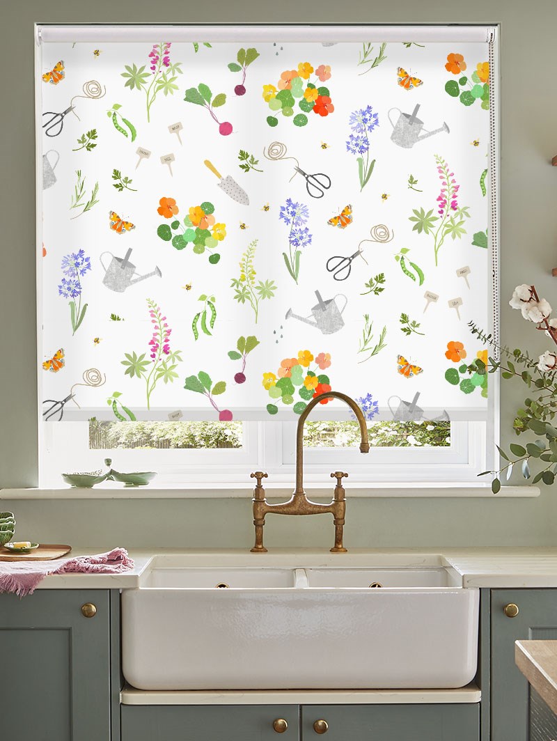 In the Garden Roller Blind