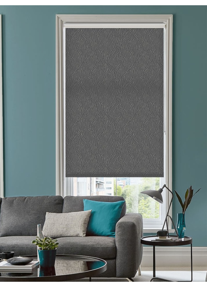 Ripple Dark Grey Roller Blind