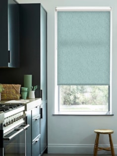 Ripple Sea Blue Roller Blind