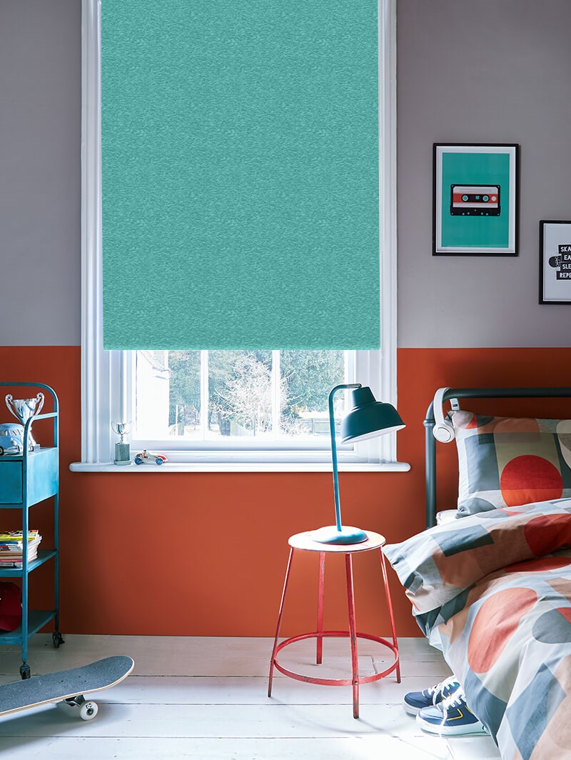 Amsterdam Turquoise Roller Blind