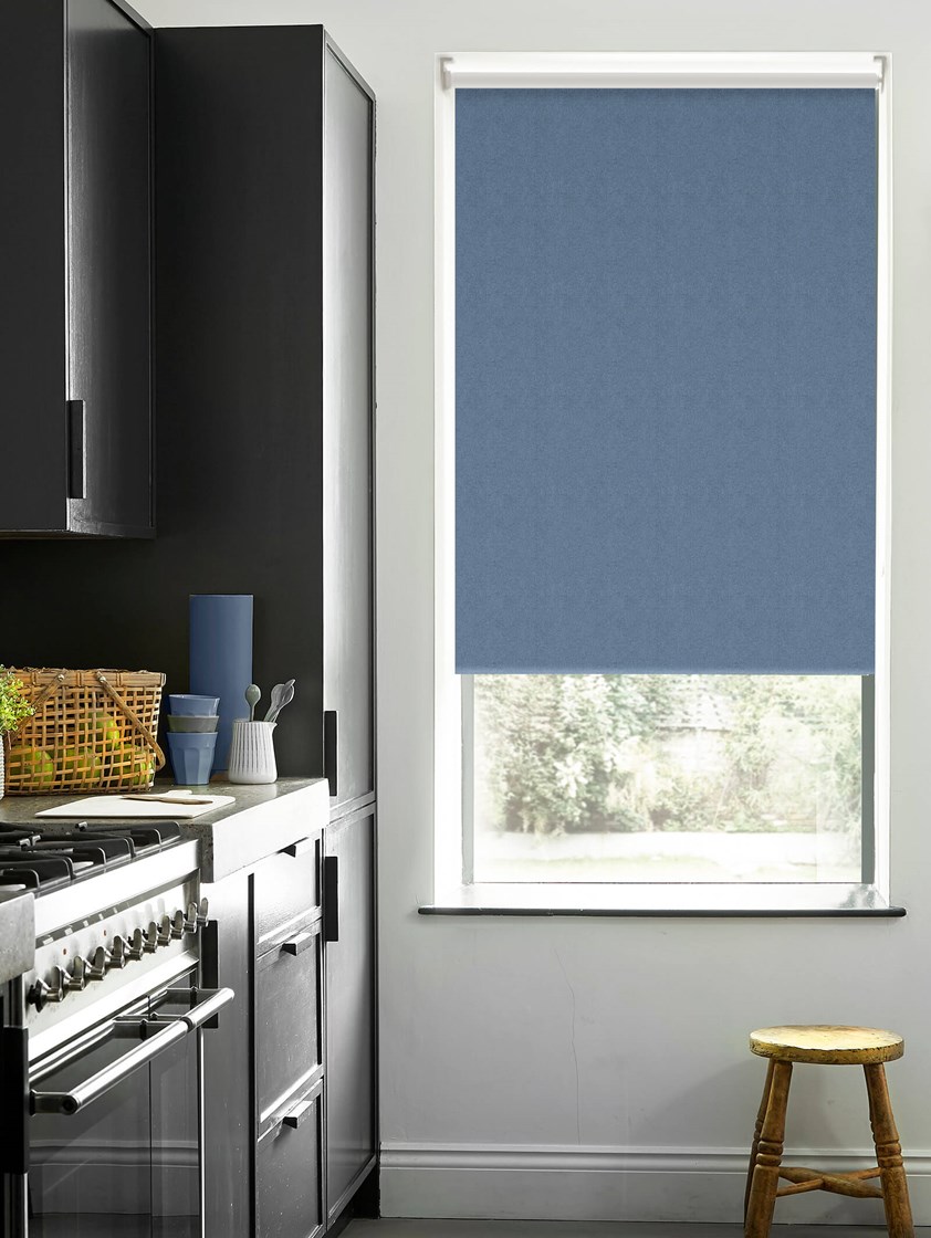 Denim Blue Roller Blind