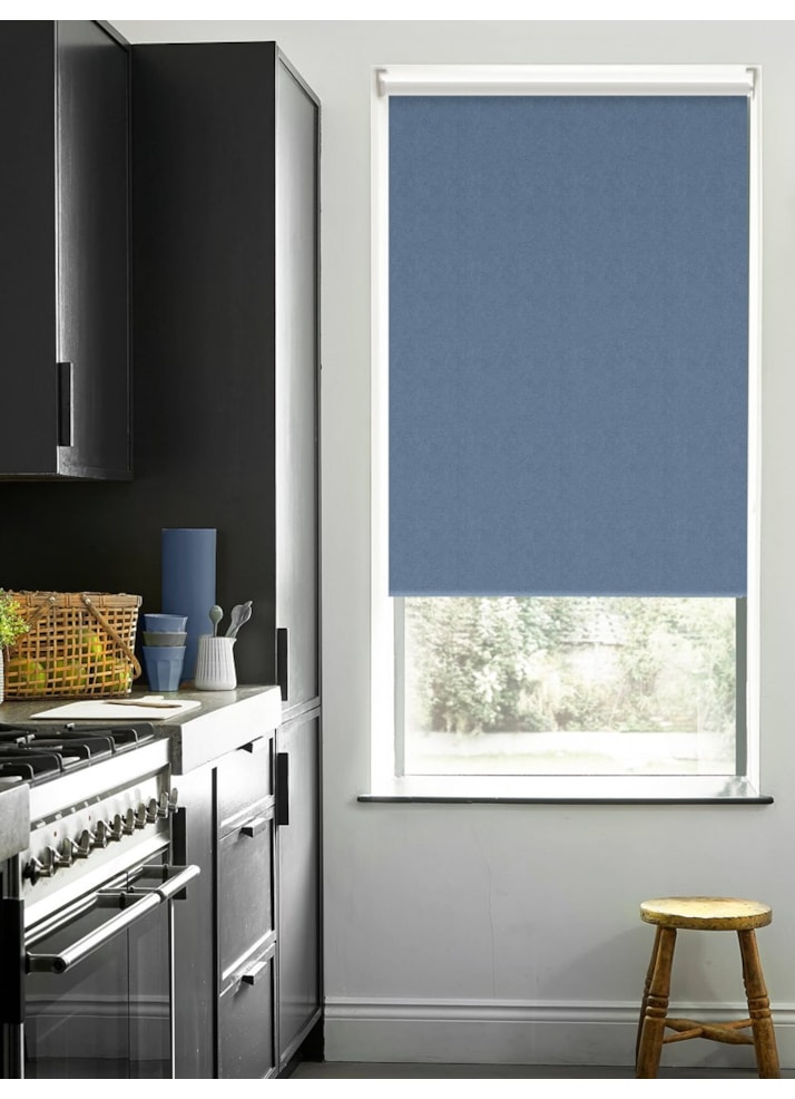 Denim Blue Roller Blind