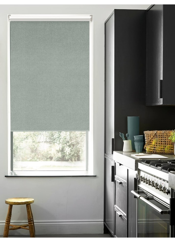 Melbourne Blue Green Roller Blind