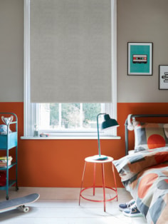 Melbourne Charcoal Grey Roller Blind