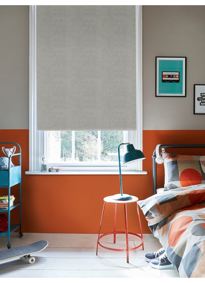 Melbourne Charcoal Grey Roller Blind