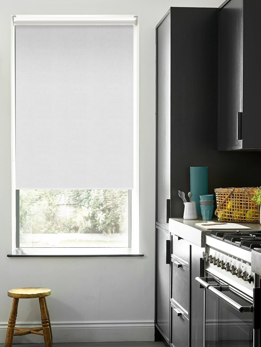 Melbourne Pale Grey Roller Blind