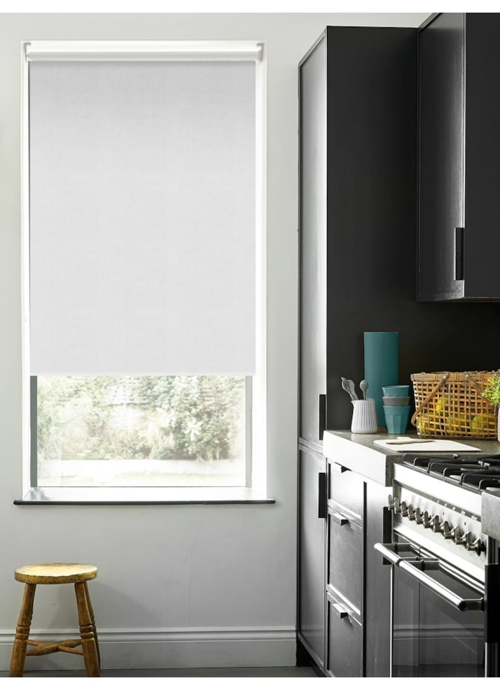 Melbourne Pale Grey Roller Blind