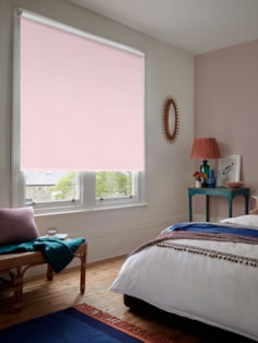 Melbourne Pale Pink Roller Blind