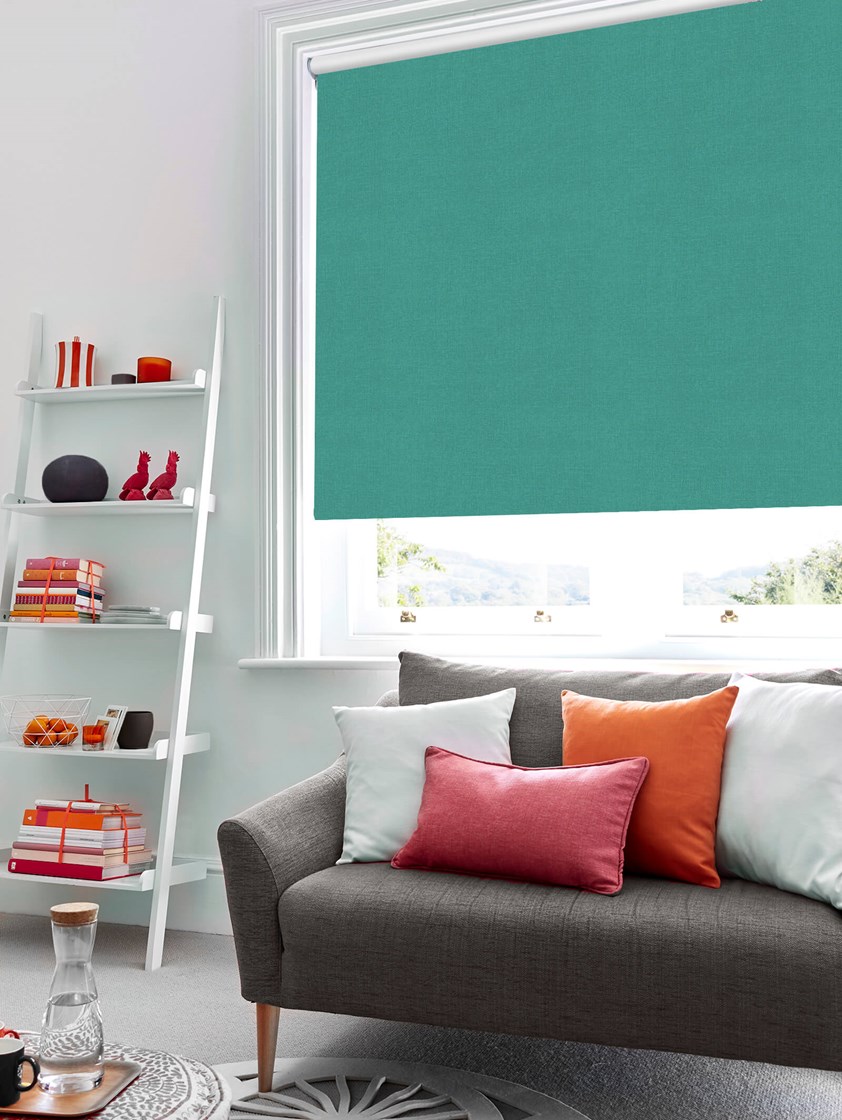 Melbourne Turquoise Roller Blind