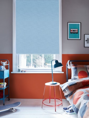 New York Cornflower Blue Roller Blind