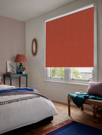 New York Earthy Red Roller Blind