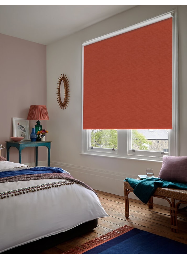 New York Earthy Red Roller Blind