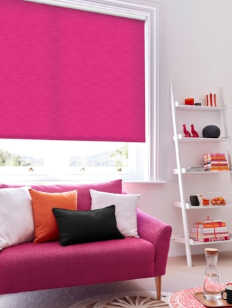 New York Fuchsia Pink Roller Blind