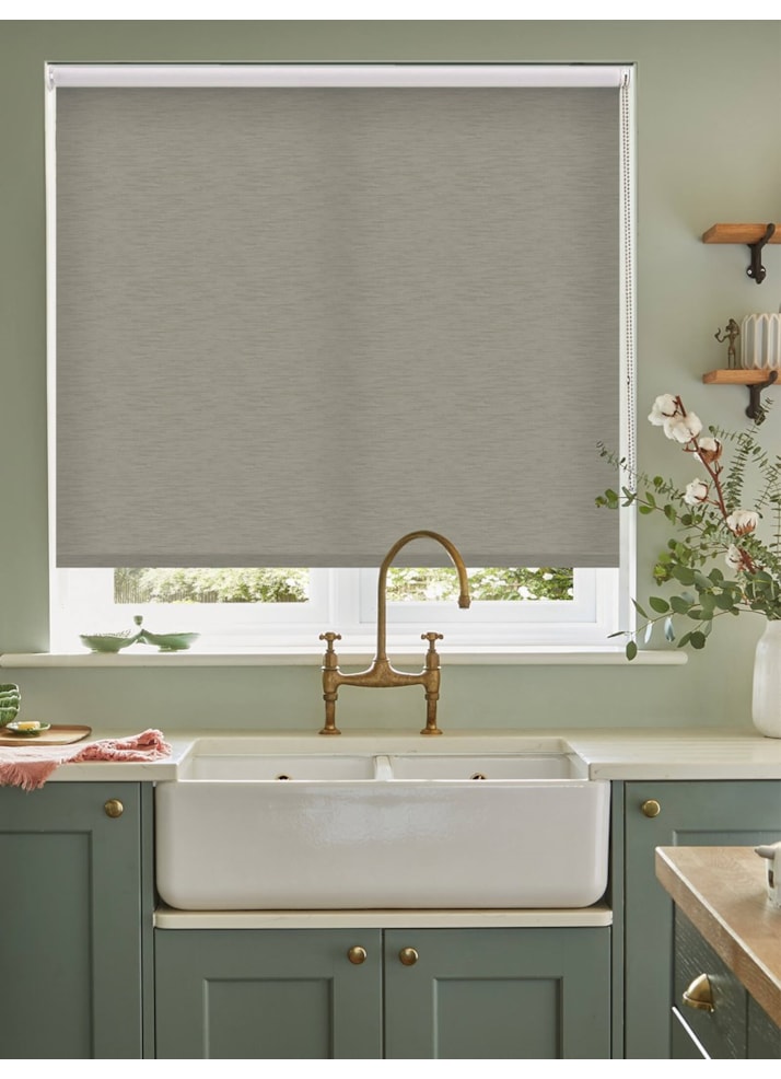 New York Green Grey Roller Blind