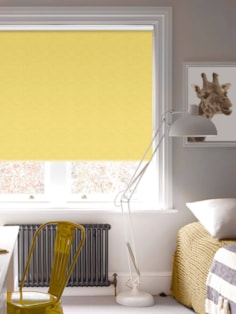 New York Light Yellow Roller Blind