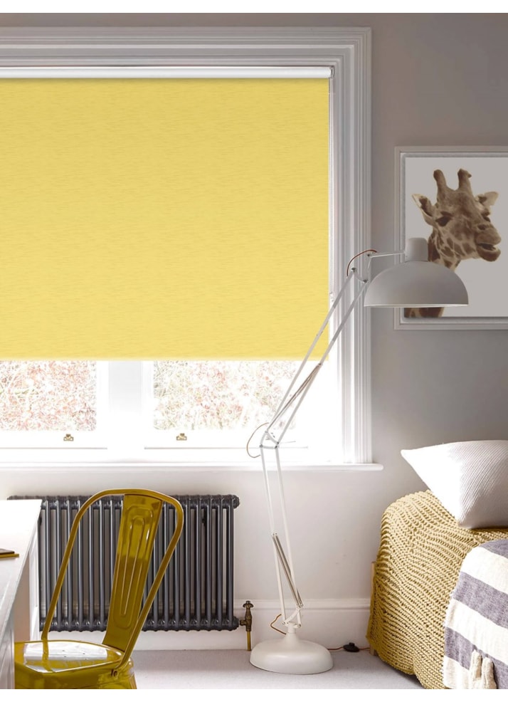 New York Light Yellow Roller Blind