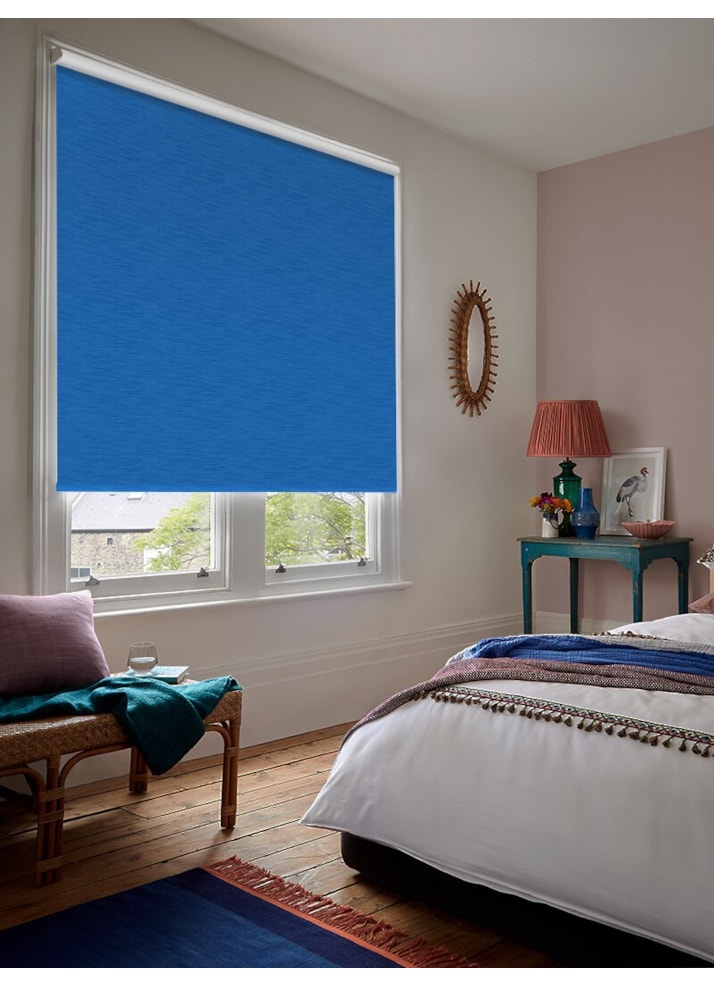 New York Marine Blue Roller Blind