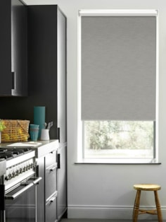 New York Metal Grey Roller Blind