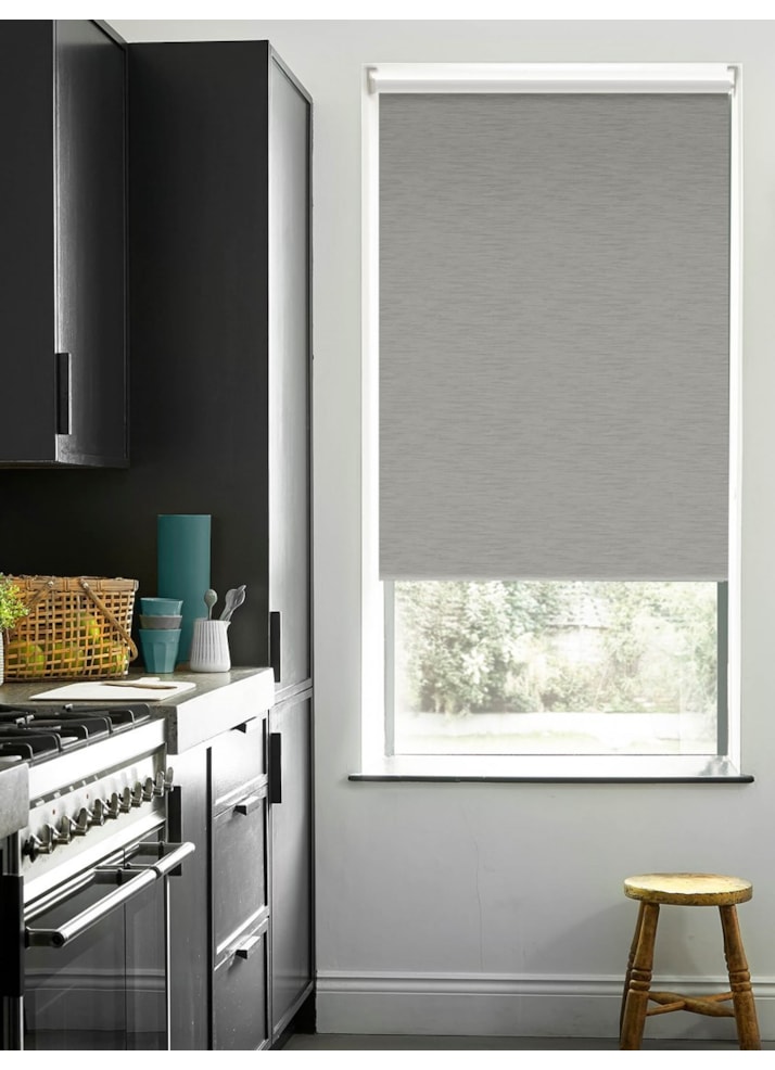 New York Metal Grey Roller Blind