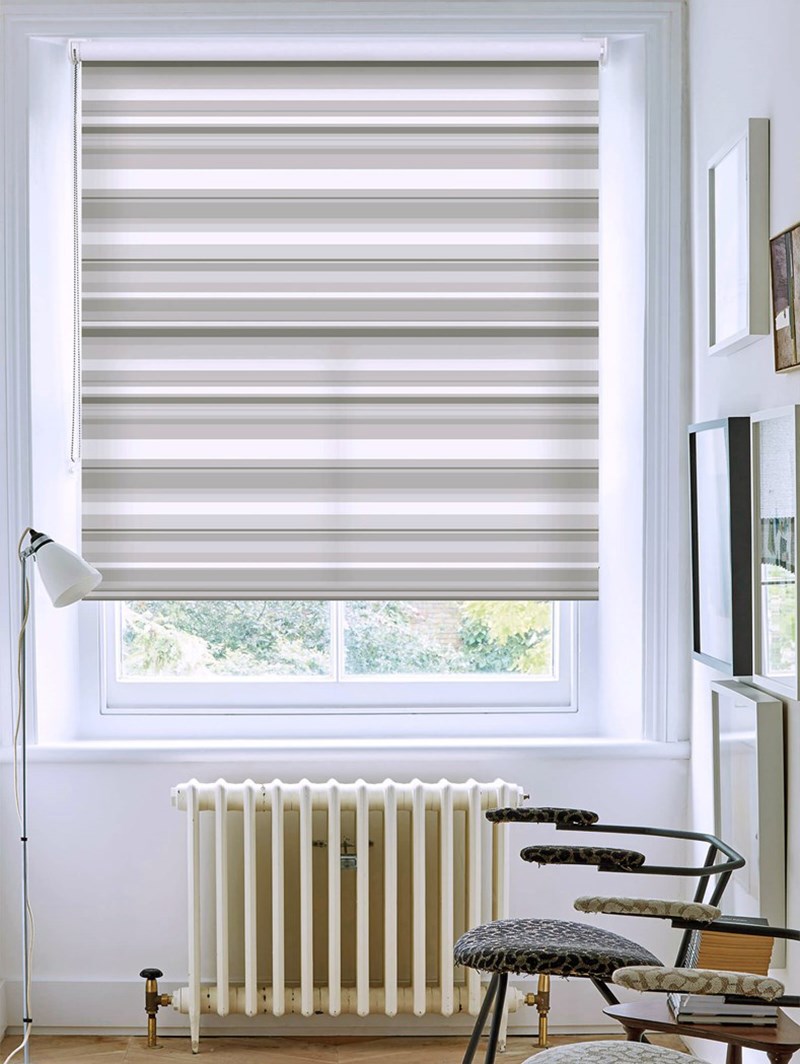 Coastal Stripe Gull Roller Blind