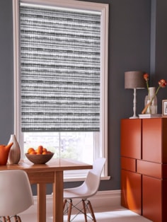 Shibori Stripe Grey Roller Blind