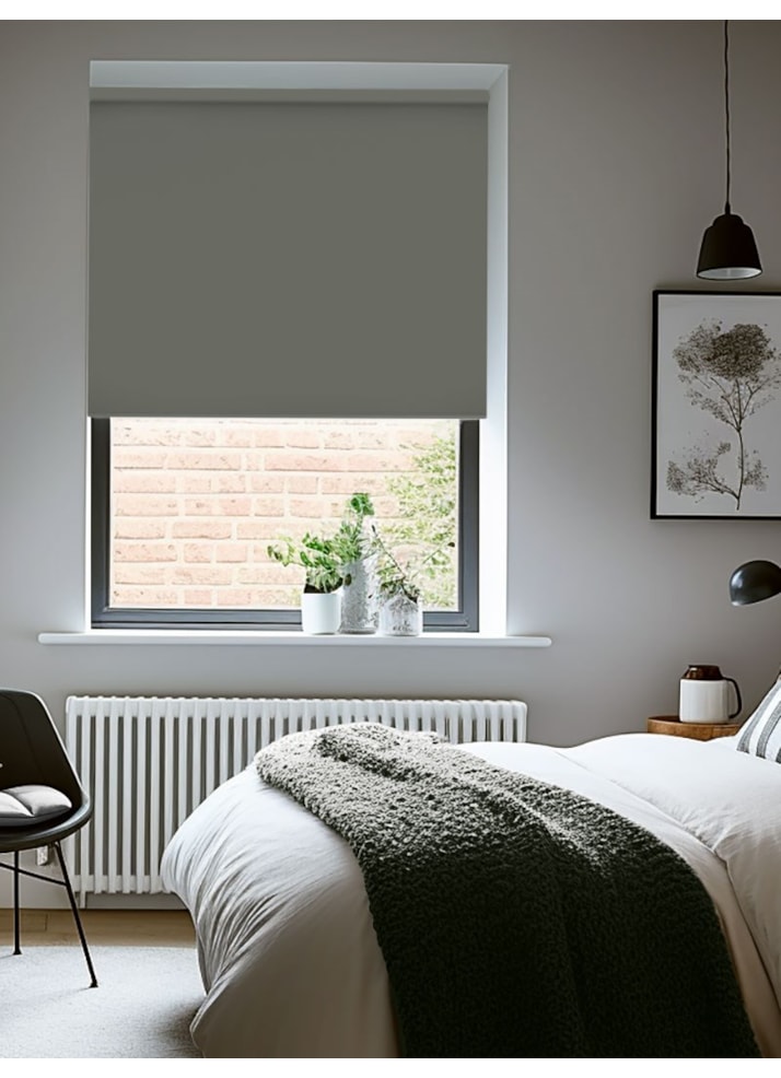 Elephant Grey Blackout Thermal Roller Blind