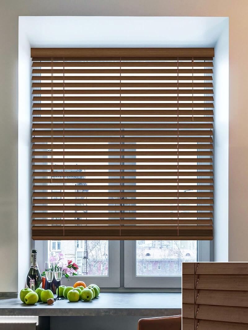 Cool Walnut Real Wood Venetian Blind