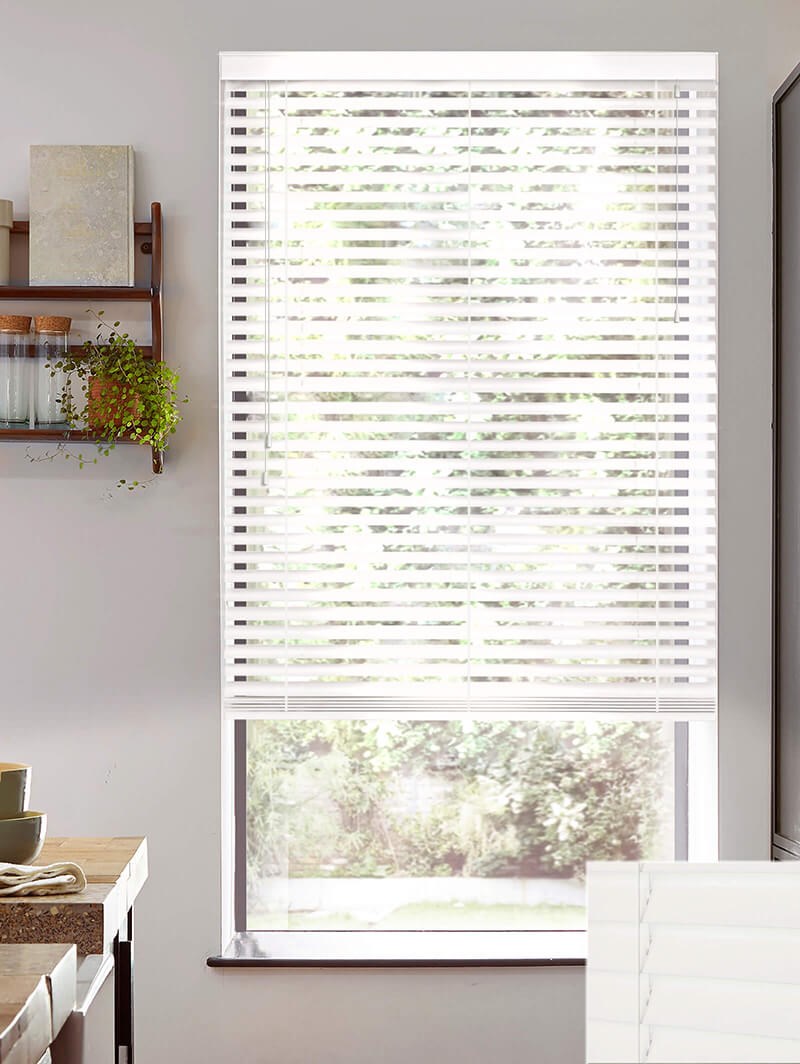 Lily White Real Wood Venetian Blind