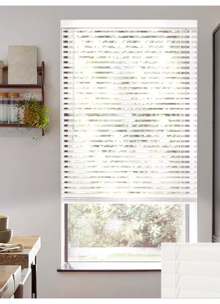 Lily White Real Wood Venetian Blind