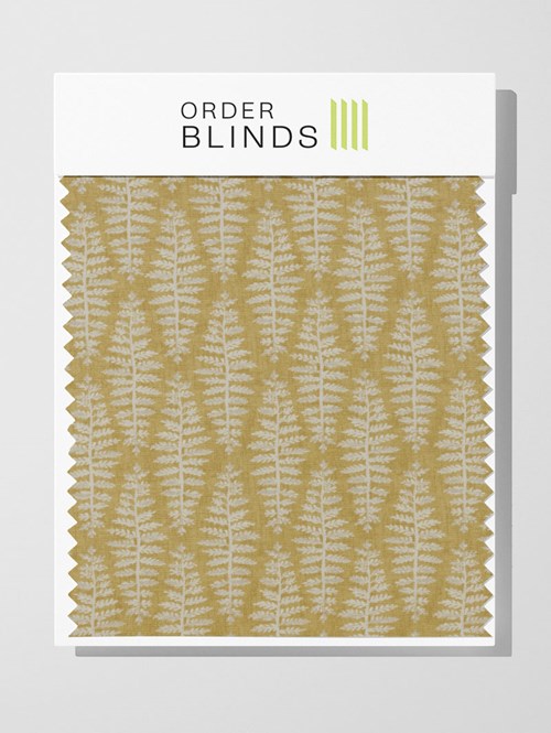 Fernia Mustard Roman Blind