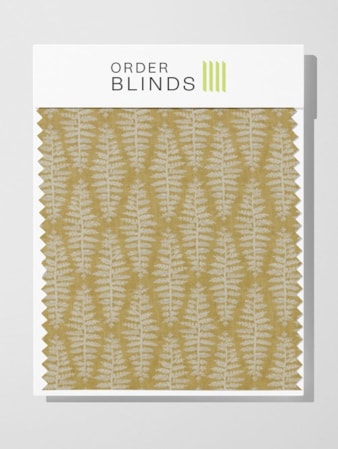 Fernia Mustard Roman Blind