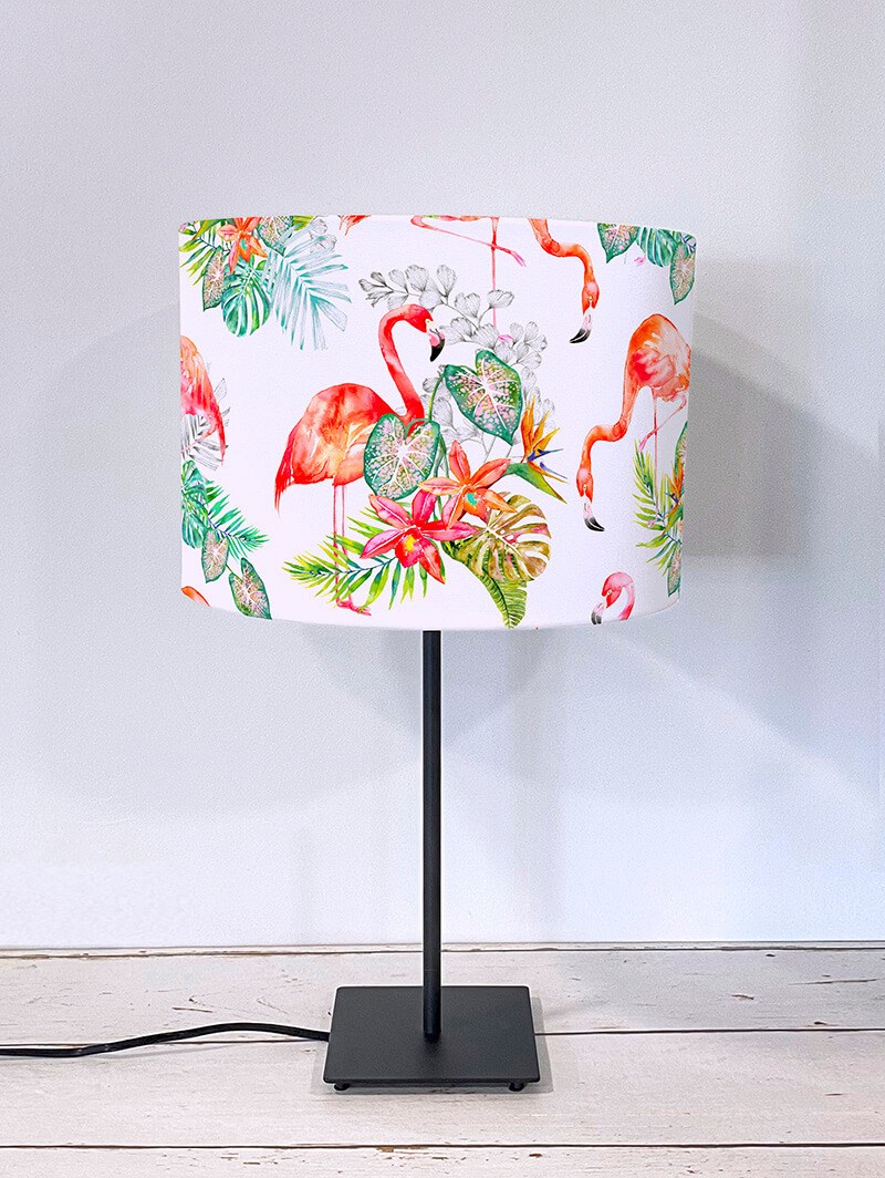 Tropical Flamingo Bright Lampshade