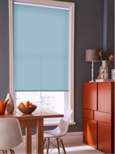 Flax Blue Daylight Roller Blind