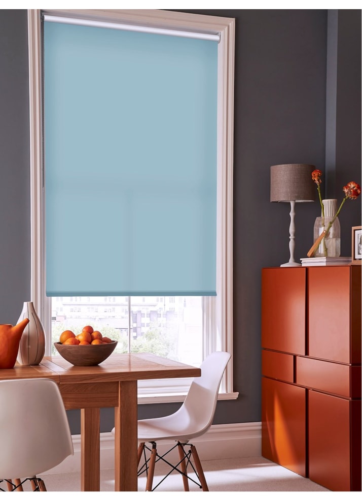 Flax Blue Daylight Roller Blind