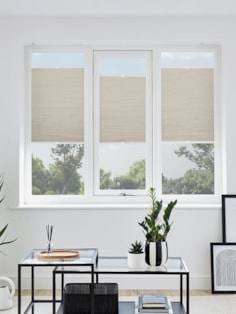 Athens Barely Beige Blackout Perfect Fit Cellular Thermal Blind