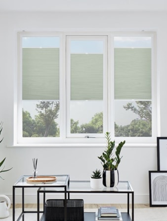 Athens Moss Green Blackout Perfect Fit Cellular Thermal Blind